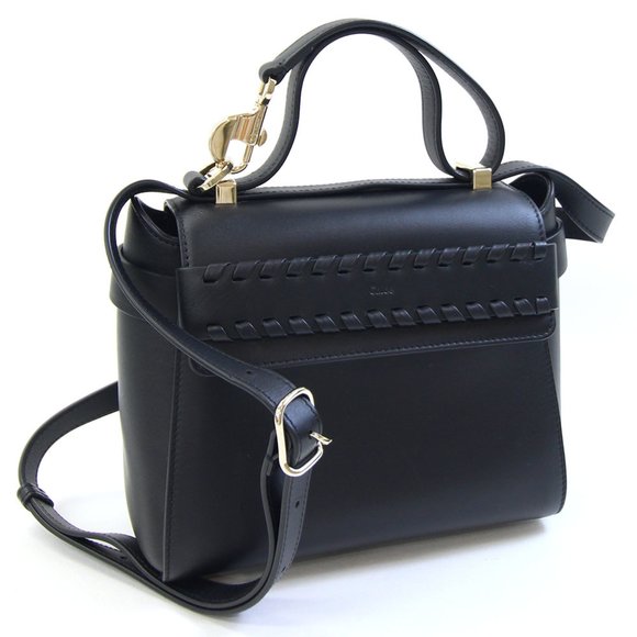 CHLOE Black Leather Bag - Picture 1 of 9